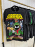 Charcoal Grey Animated Print Oversize T-shirts